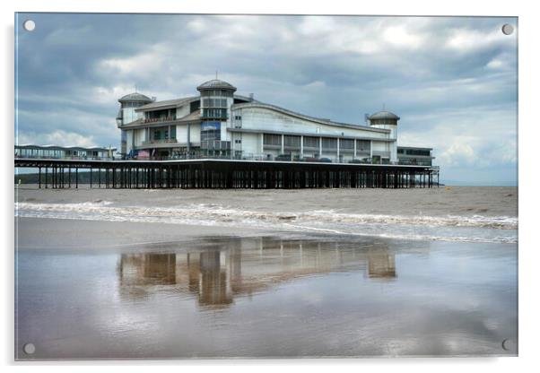 Weston-super-Mare Grand Pier Acrylic by Darren Galpin