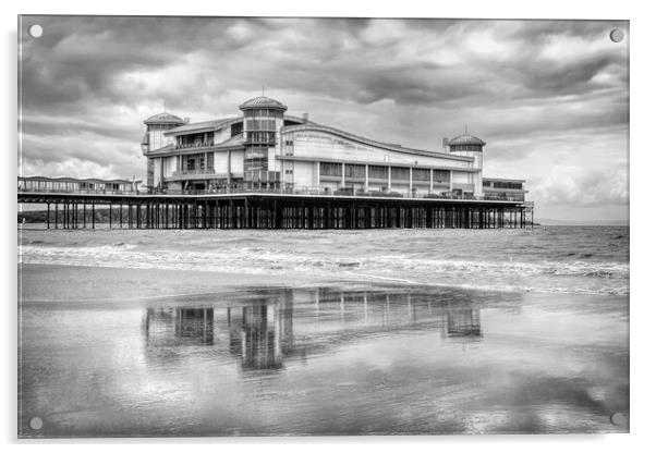 The Grand Pier Weston-super-Mare Acrylic by Darren Galpin