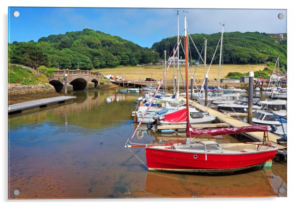 Axmouth Harbour Acrylic by Darren Galpin
