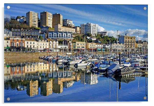 Torquay Harbour Acrylic by Darren Galpin