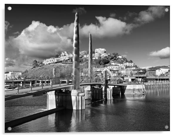 Torquay Harbour Bridge Acrylic by Darren Galpin