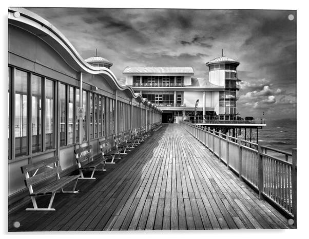 The Grand Pier Weston-super-Mare Acrylic by Darren Galpin