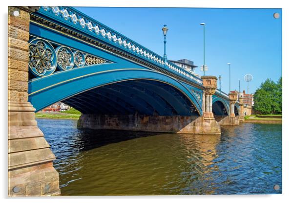 Trent Bridge Nottingham Acrylic by Darren Galpin