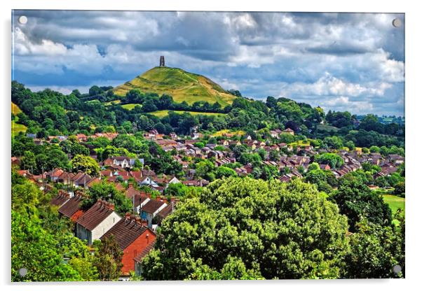 Glastonbury Tor Acrylic by Darren Galpin