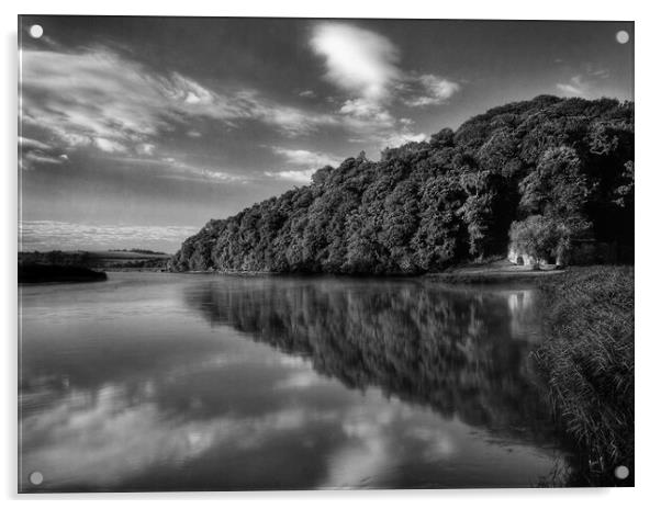 River Tamar at Cotehele Quay Acrylic by Darren Galpin