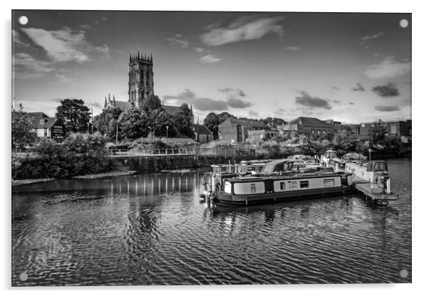 Doncaster Wharf and Minster   Acrylic by Darren Galpin