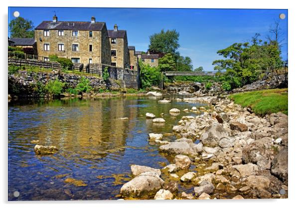 Grassington Yorkshire Dales  Acrylic by Darren Galpin