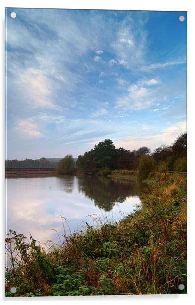 Ulley Reservoir Near Rotherham,South Yorkshire Acrylic by Darren Galpin