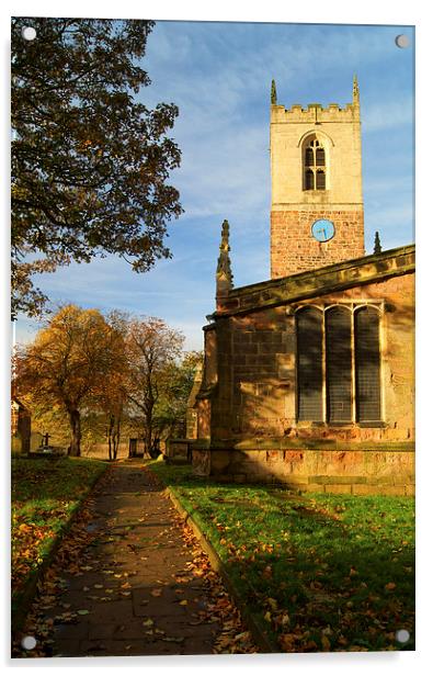 St Helens Church, Treeton, South Yorkshire Acrylic by Darren Galpin