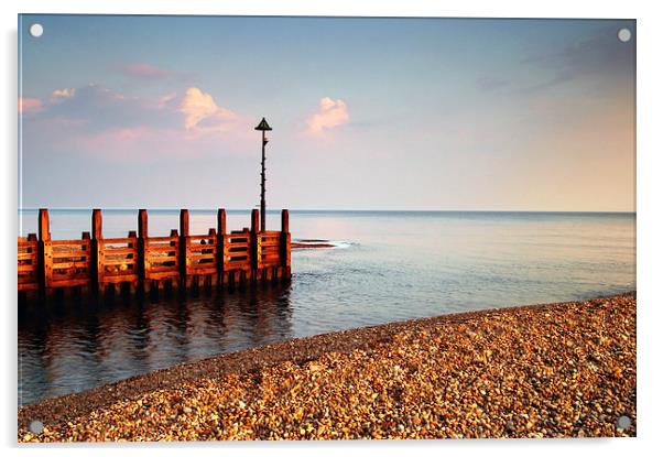 River Axe meets the Sea Acrylic by Darren Galpin