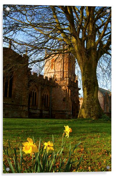 St Marys Church Acrylic by Darren Galpin