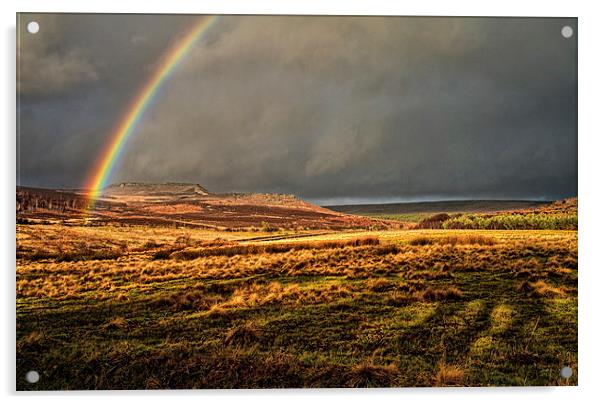 Rainbows End 2 Acrylic by Darren Galpin