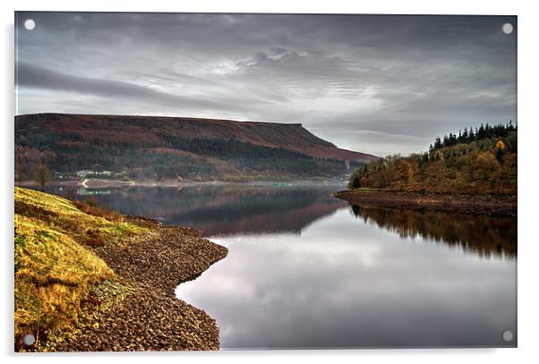 Ladybower Tranquility  Acrylic by Darren Galpin