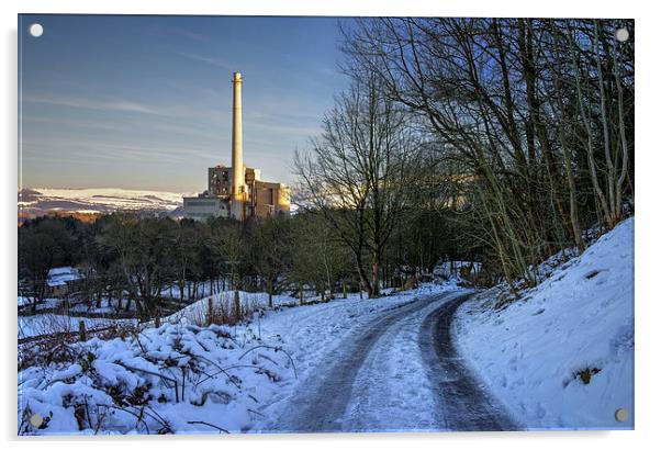 Lafarge Cement Works in Hope, Derbyshire  Acrylic by Darren Galpin