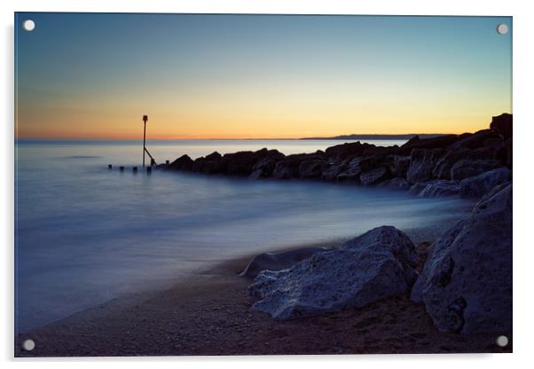 West Bay Sunset                                Acrylic by Darren Galpin