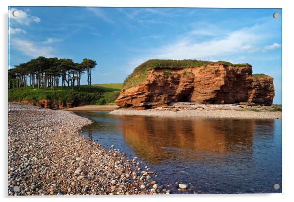 Budleigh Reflections                      Acrylic by Darren Galpin