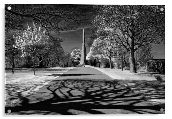 Cholera Monument, Infra Red                        Acrylic by Darren Galpin