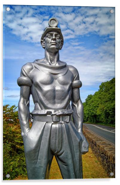Man of Steel                                 Acrylic by Darren Galpin