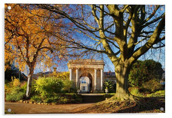 Sheffield Botanical Gardens in Autumn              Acrylic by Darren Galpin