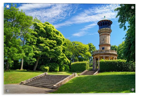 Locke Park Tower Barnsley                          Acrylic by Darren Galpin