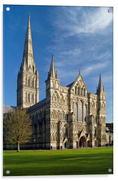 Salisbury Cathedral                        Acrylic by Darren Galpin