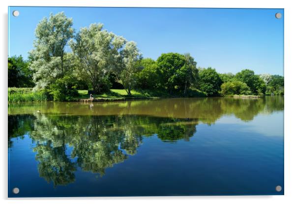 Dearne Valley Country Park                         Acrylic by Darren Galpin