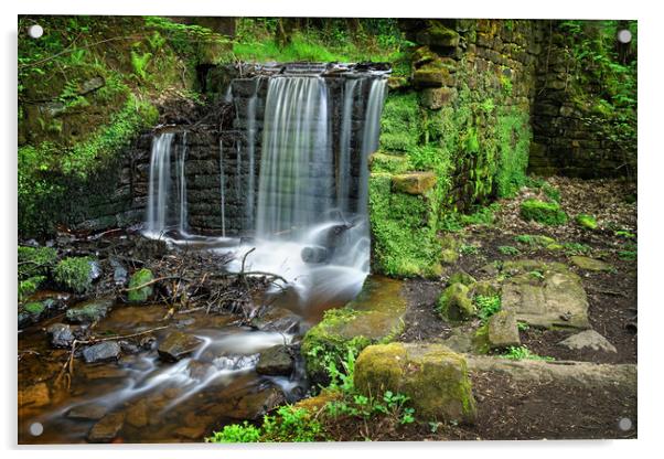 Upper Cut Wheel,Rivelin  Acrylic by Darren Galpin