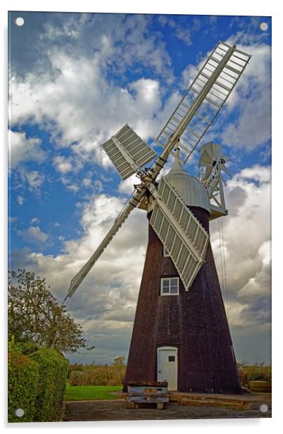 North Leverton Windmill                            Acrylic by Darren Galpin