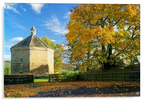 Barnburgh Hall Dovecote Acrylic by Darren Galpin