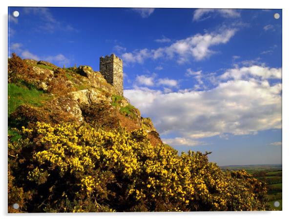 Brent Tor Acrylic by Darren Galpin