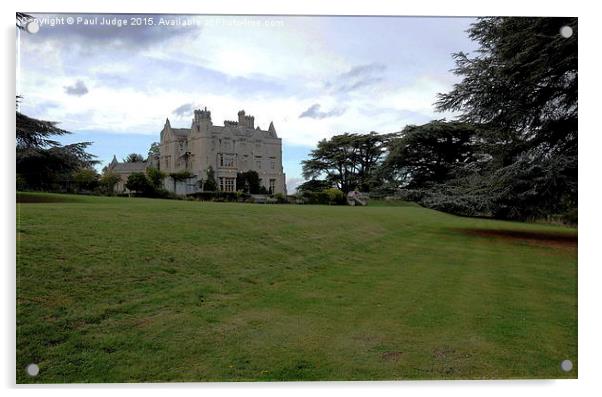  Dumbleton Hall Acrylic by Paul Judge