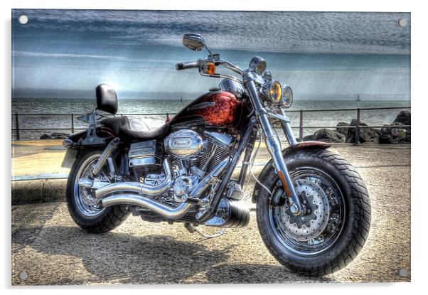  Harley Davidson  Acrylic by Paul Nichols