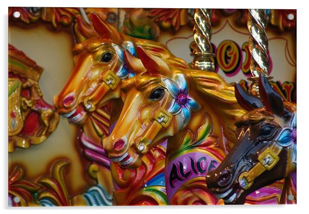 The Carousel Acrylic by Michelle Bonsor