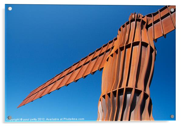 Angel of the North Acrylic by paul petty