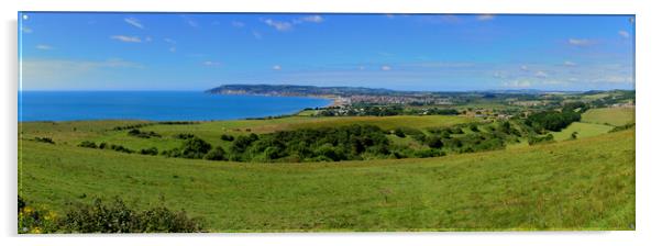 Sandown Bay Isle of Wight Acrylic by Mick Vogel