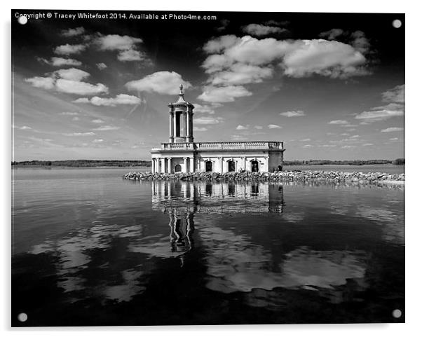 Normanton Church Reflections Acrylic by Tracey Whitefoot