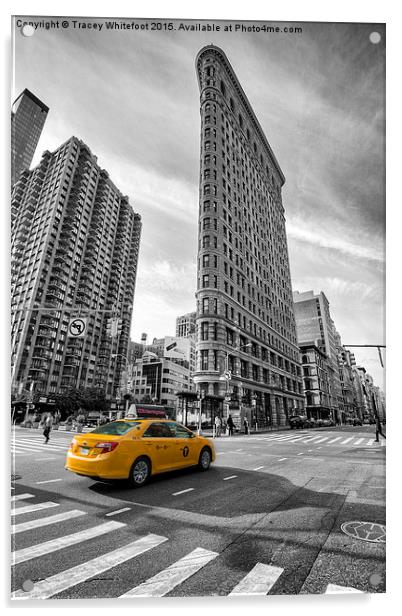 Flatiron  Acrylic by Tracey Whitefoot