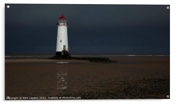 Point of Ayr Lighthouse Acrylic by Pete Lawless