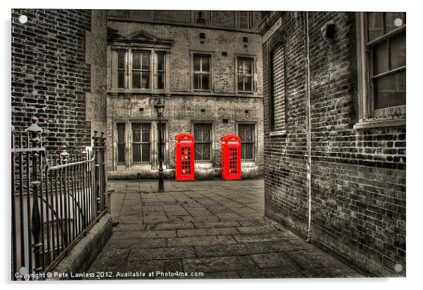 Phone box Acrylic by Pete Lawless