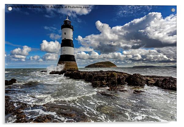  Penmon Lighthouse Acrylic by Pete Lawless
