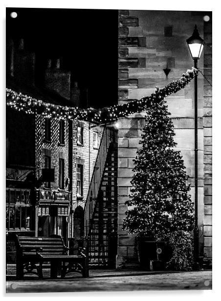  Brackley Christmas Tree Acrylic by Jon Mills
