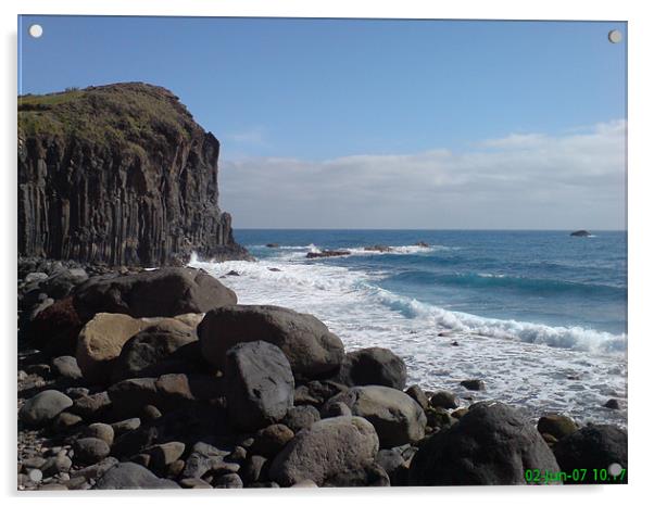 Madeira island 2007 Acrylic by Emmeline Costa-Wagner