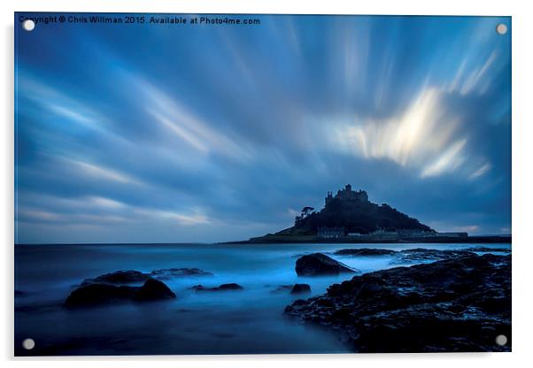  St Michaels Mount Acrylic by Chris Willman