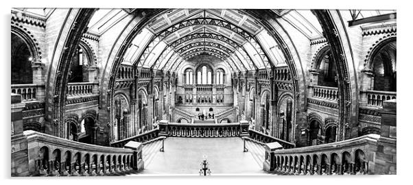 National History Museum panoramic 01. Acrylic by Jan Venter