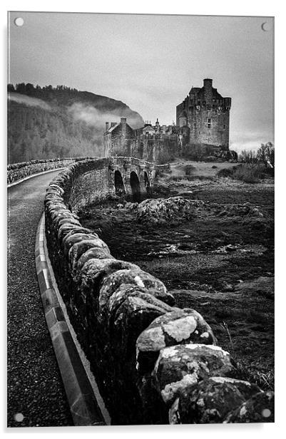 Eilean Donan Castle Acrylic by Jan Venter