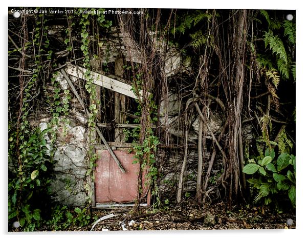  Abandoned Acrylic by Jan Venter