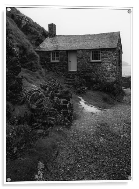 mullion cove, cornwall Acrylic by paul haylock