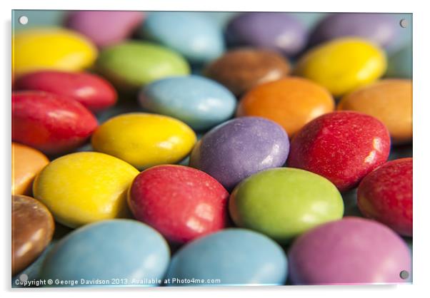 Colourfully Sweet Acrylic by George Davidson