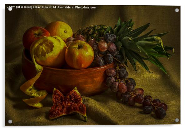 Fruitful Acrylic by George Davidson