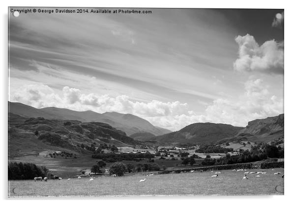 Castlerigg View Acrylic by George Davidson